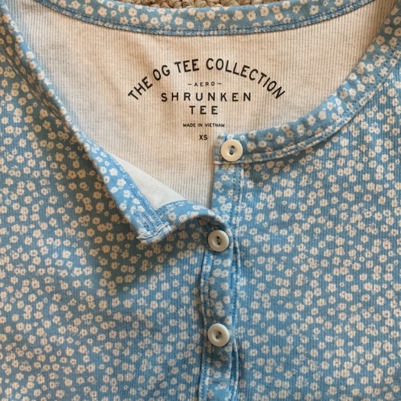 Button down crop tee - Picture 3 of 3